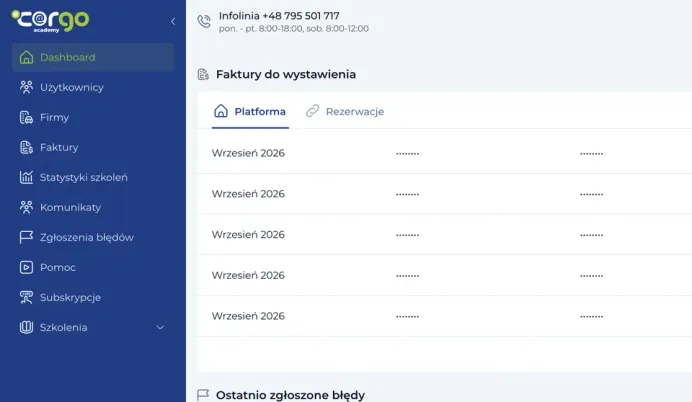 e-cargo website