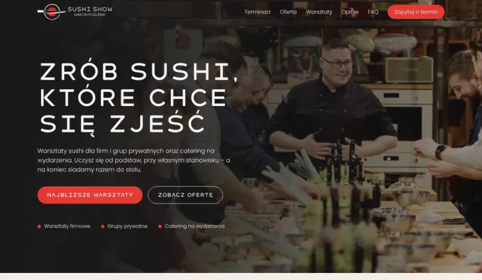 Sushi Show website