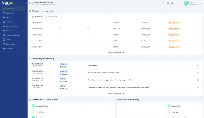 e-cargo website