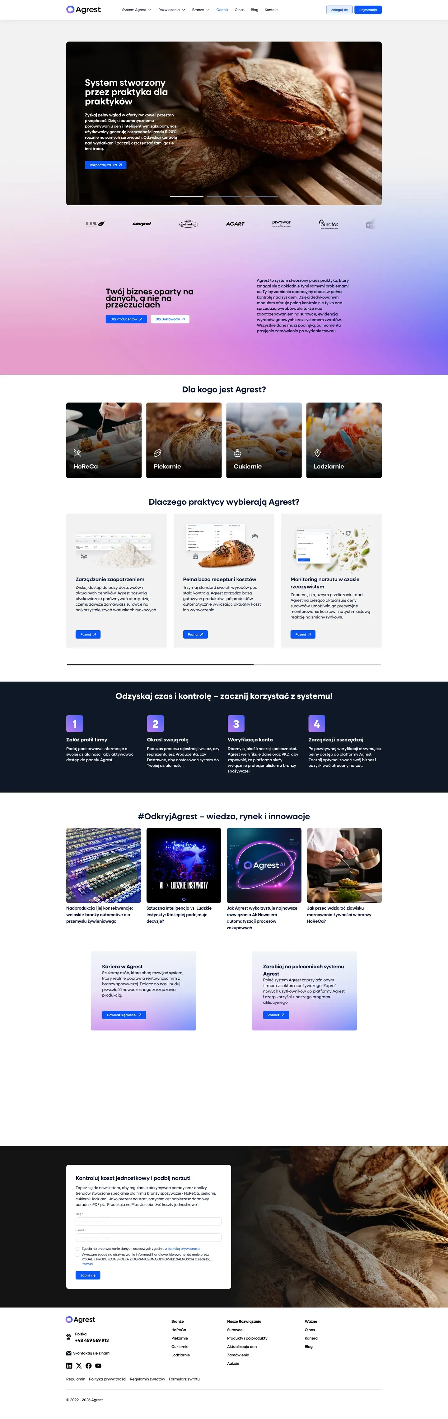 AgrestApp home page
